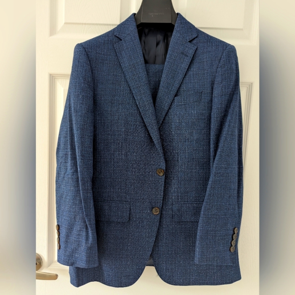 Blue Wool Suit (Orvietto) - 38S